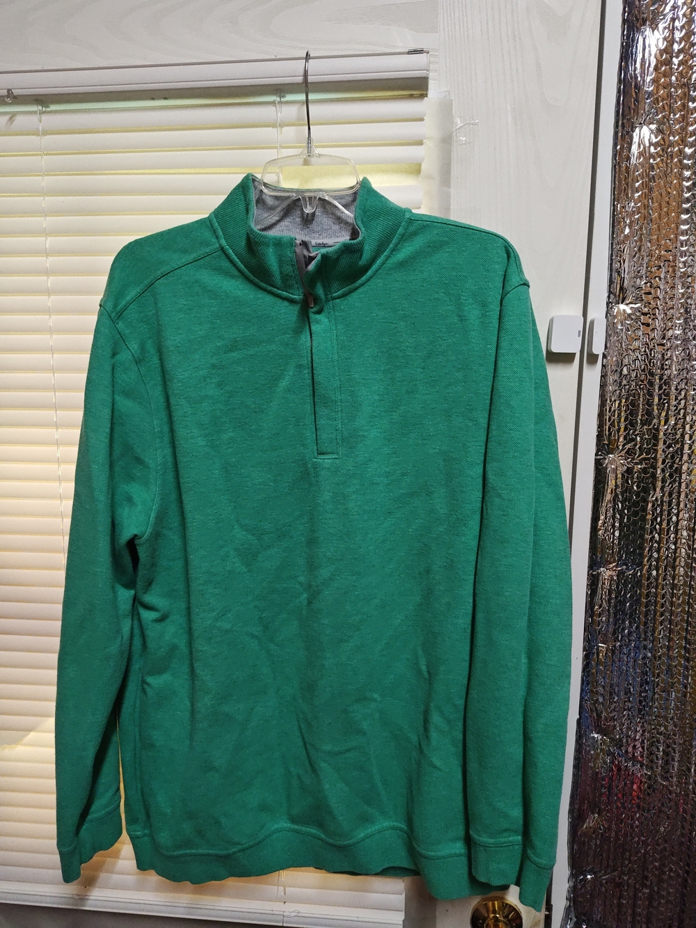 Walter Hagen Green Quarter-Zip Pullover